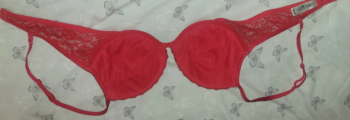 La Senza Red Lace Push-Up Bra - Size 34C - photo 4
