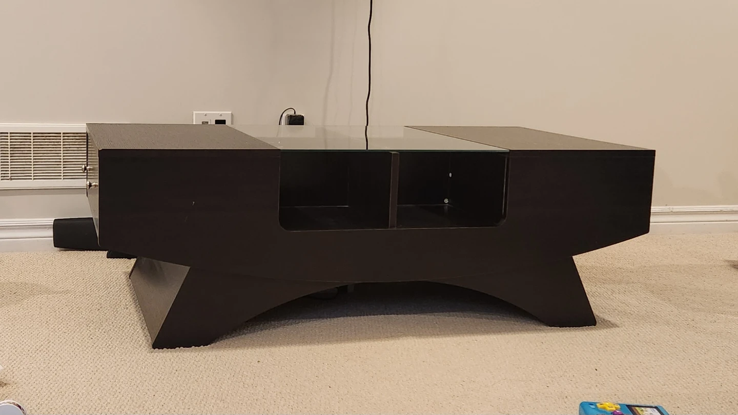 Modern Coffee Table with Glass Top ❤️