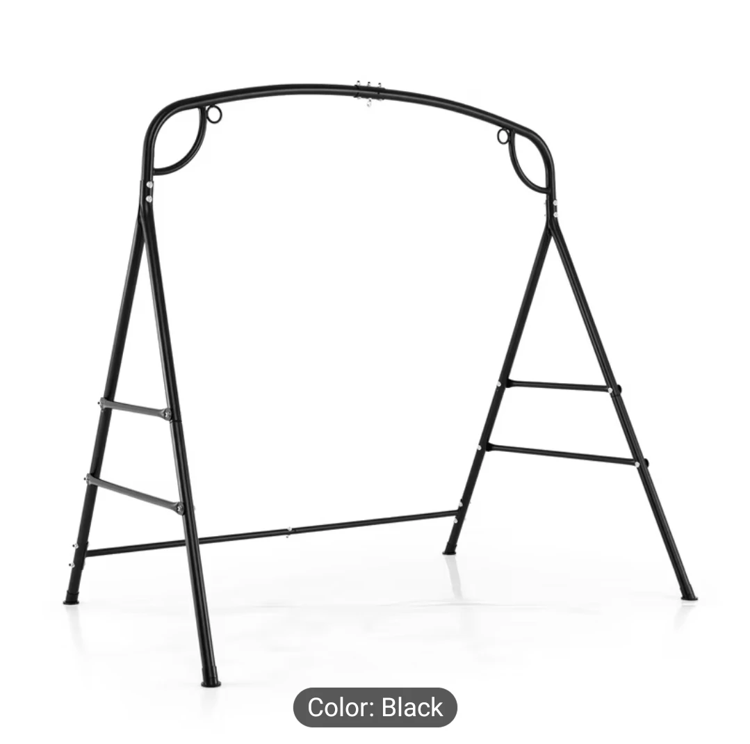 Black Hanging Swing Stand - 600 lbs Max Load - photo 4