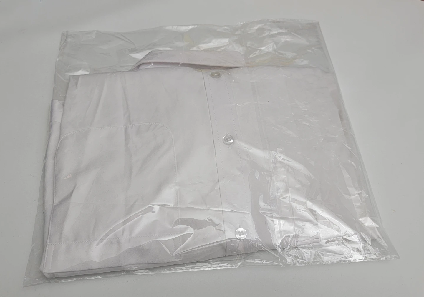 Alimens & Gentle Men’s White Dress Shirt (M) Stretch WrinkleFree - photo 5