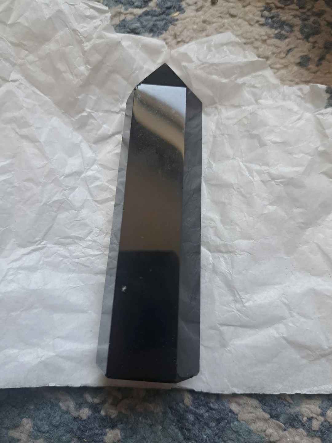 Black Obsidian Crystal Point