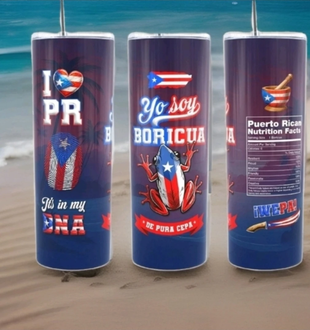 Puerto Rican "Boriqua" Tumbler