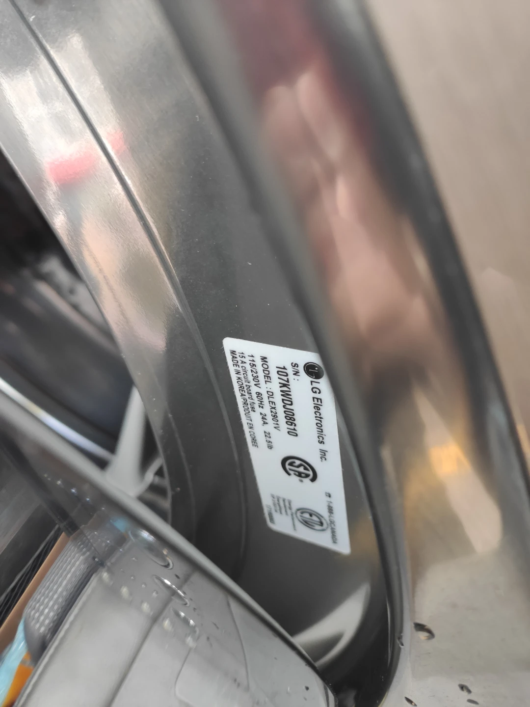 LG TrueSteam Sensor Dry Dryer - photo 5