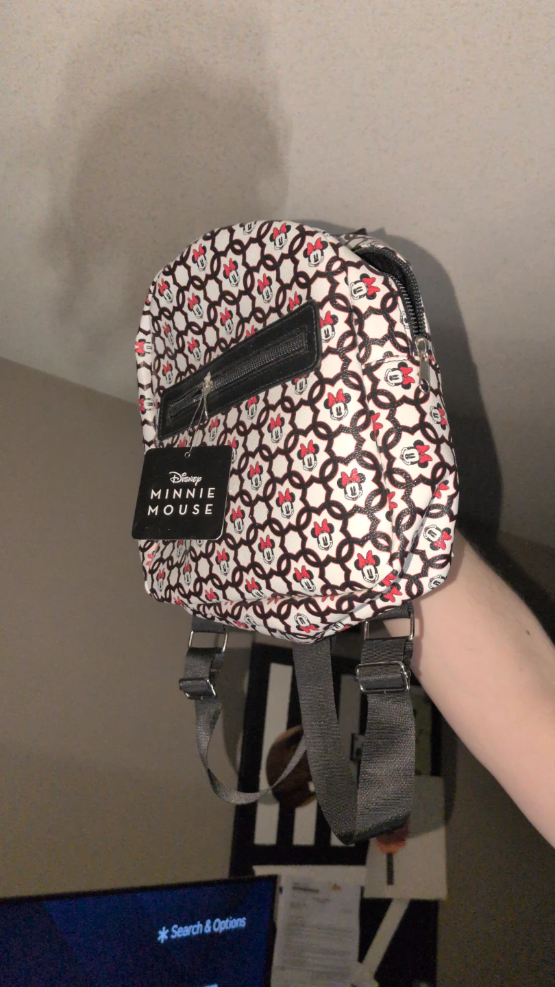 Disney Minnie Mouse 10" Backpack Purse Lisemce from Disneyland - photo 3