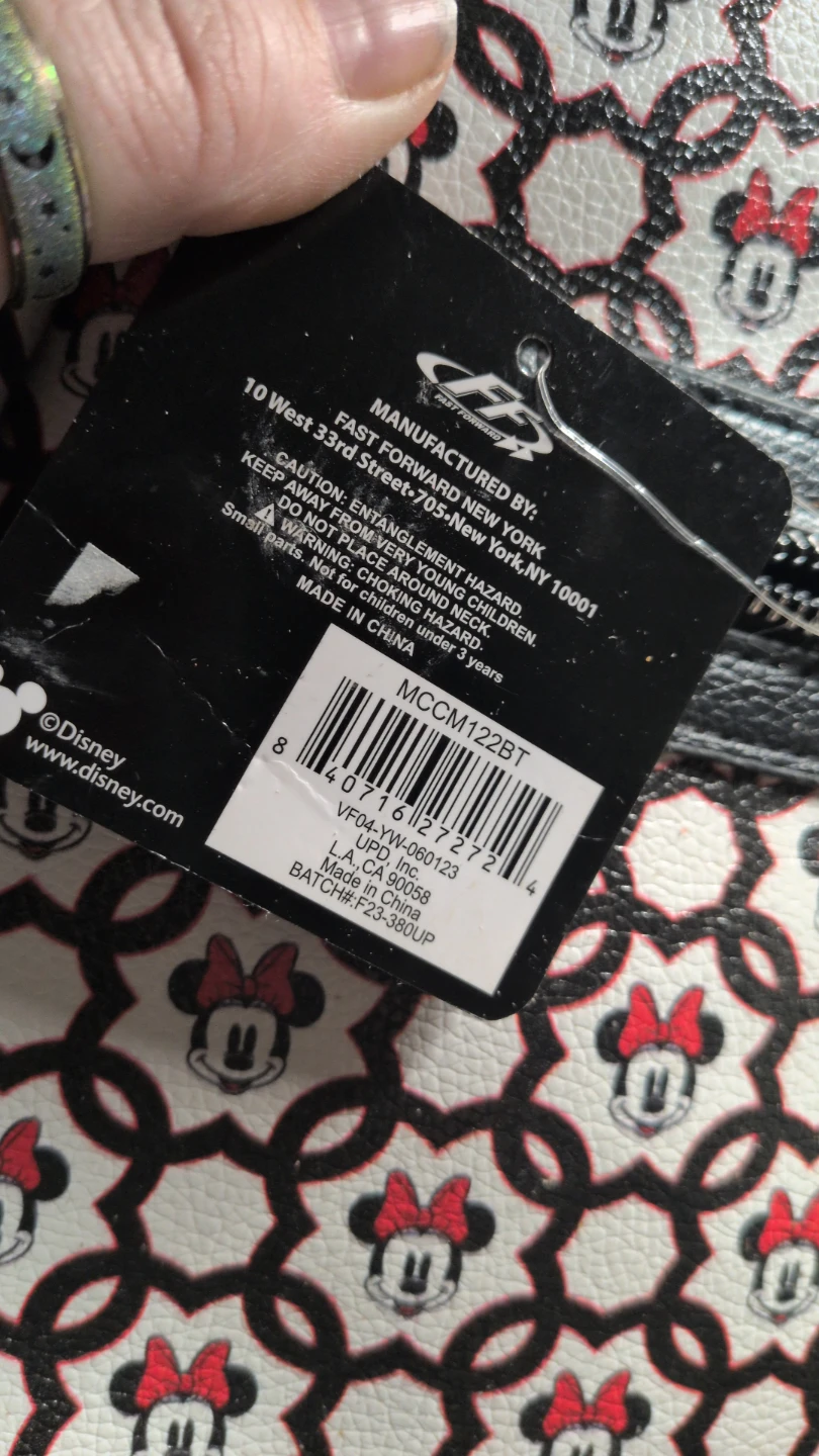 Disney Minnie Mouse 10" Backpack Purse Lisemce from Disneyland - photo 4