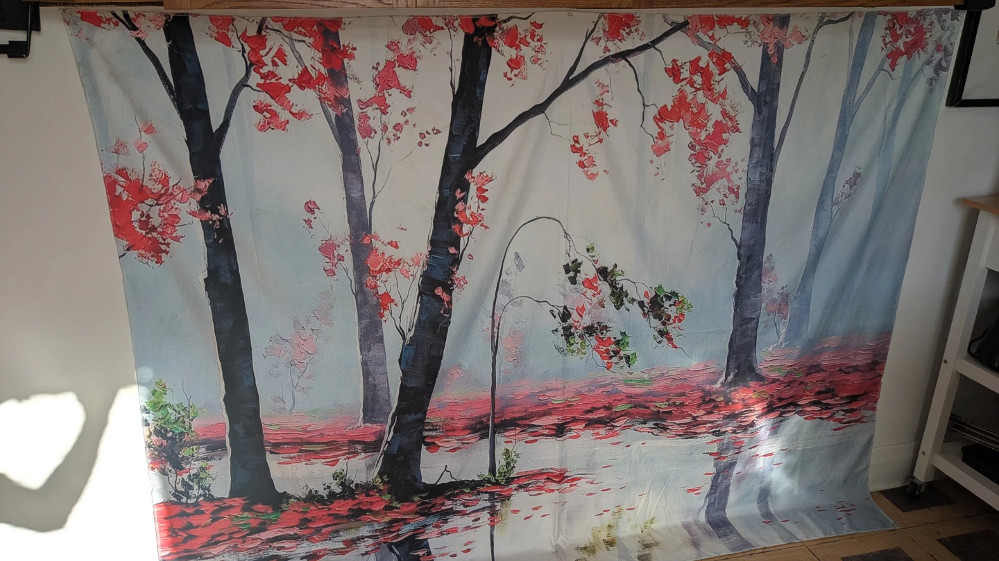 Scenic Forest Tree Tapestry Wall Hanging - photo 2