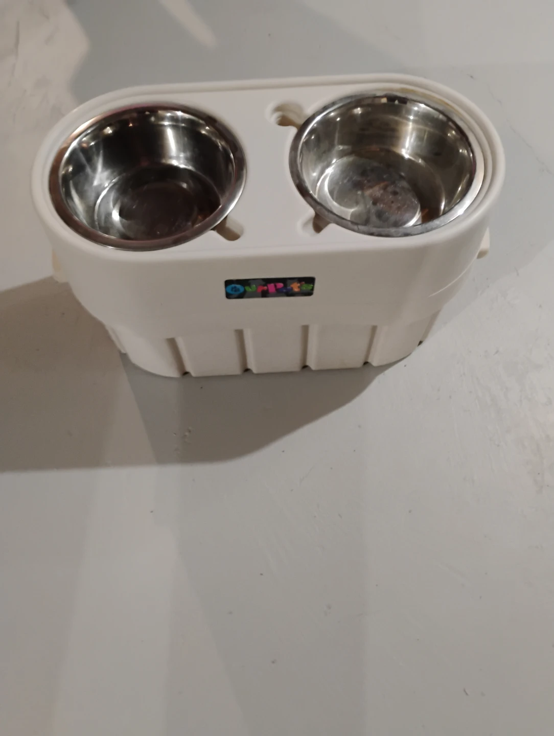 Double Pet Bowl Feeder
