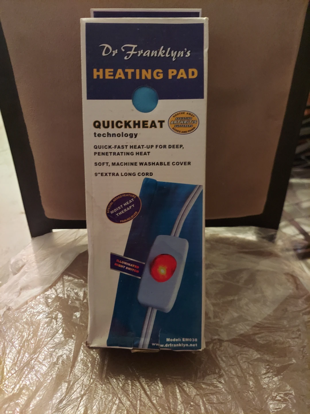 Dr. Franklyn's Heating Pad with QuickHeat Technology