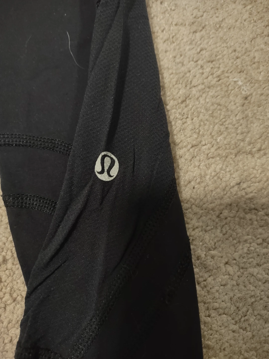 Lululemon Black Capri leggings Size 6 - photo 2