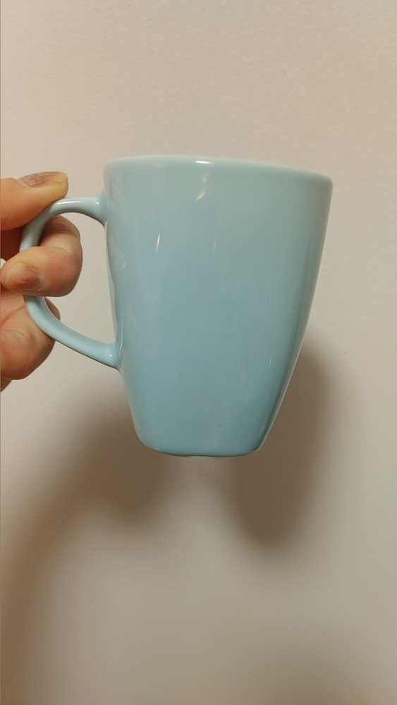 Set of 4 Light Blue Ceramic Mugs - photo 3