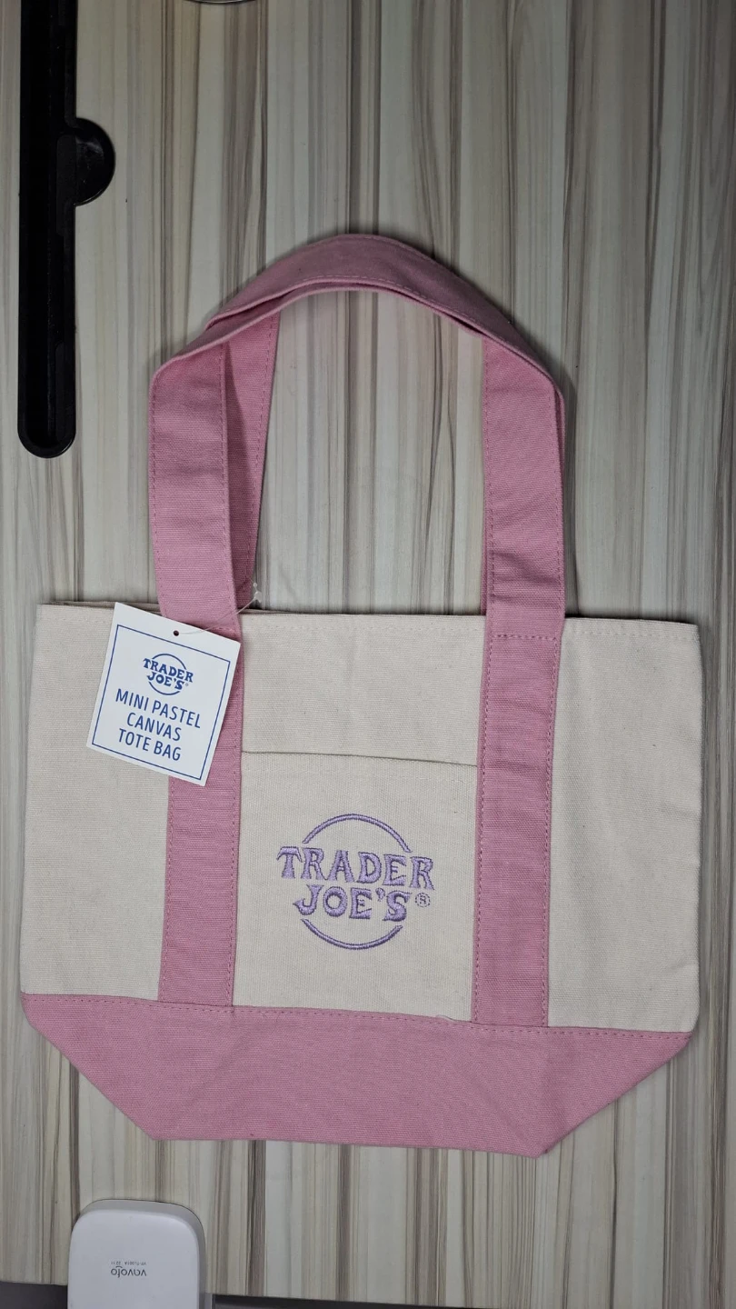 Trader Joe's mini tote bags 🩷🩵💜💚 - photo 2