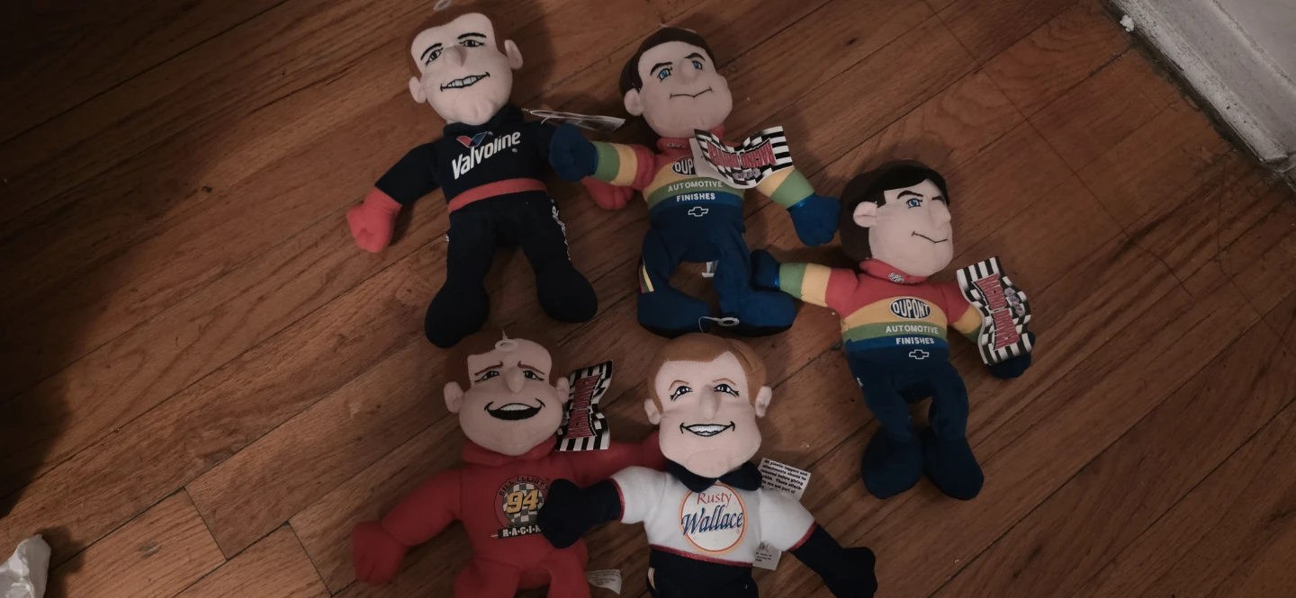 NASCAR Plush Dolls - Jeff Gordon, Rusty Wallace, Mark Martin - photo 3