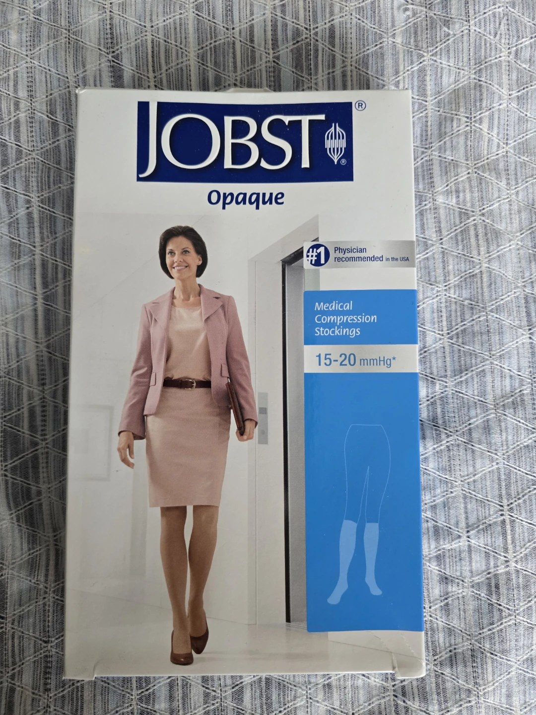 🥕New JOBST Opaque Knee High Compression Stockings Natural Small