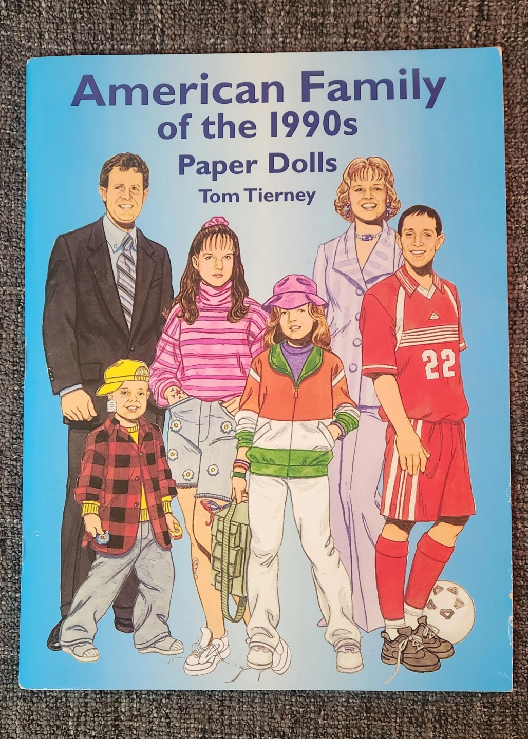 American Family Of The 1990's Paper Doll Book
