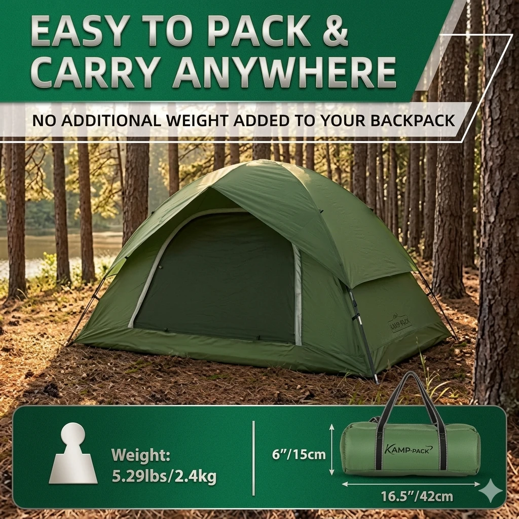 KAMP-PACK? 2-Person Tent - photo 4
