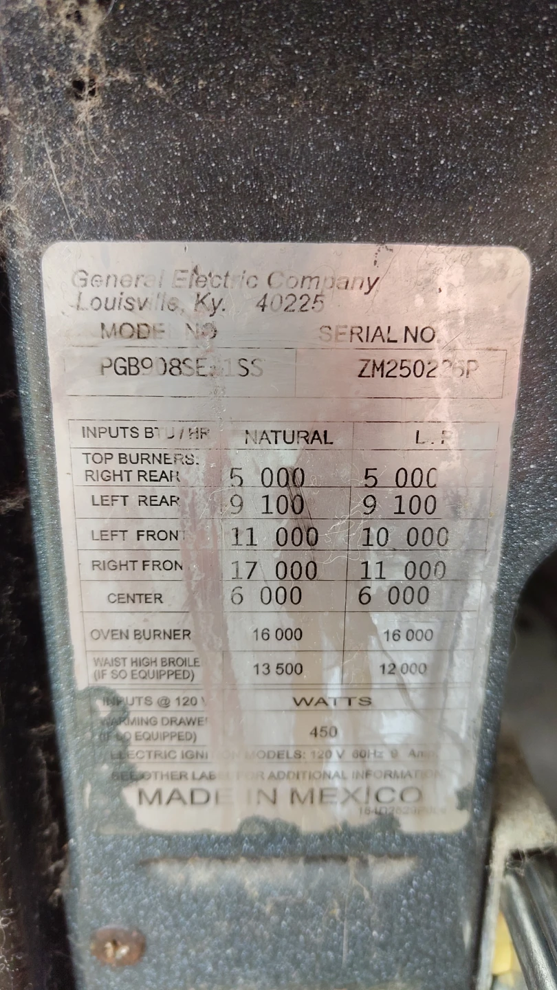 GE Gas Range PGB908SE1SS - photo 4