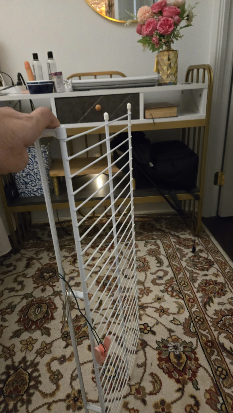 White Wire Shelving Units - photo 2