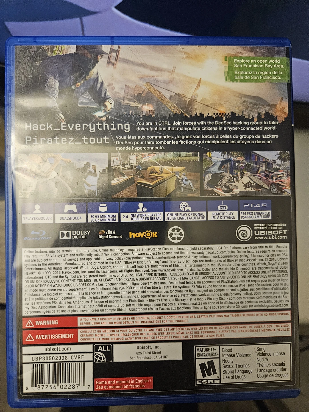 Watch Dogs 2 - PlayStation 4 (PS4) - photo 2