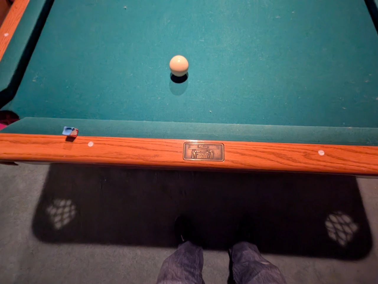Pool Table with Balls and Cues - photo 3