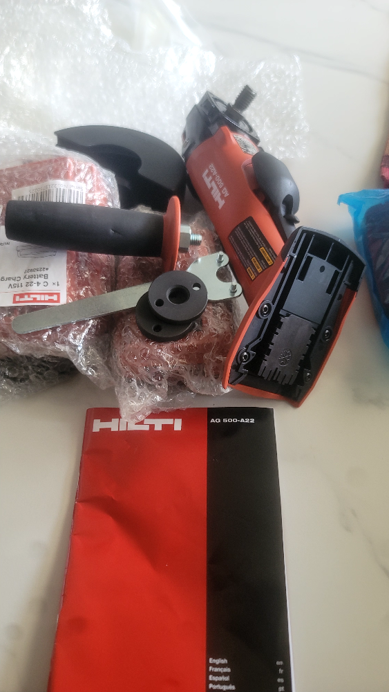Hilti AG 500-A22 Cordless Angle Grinder