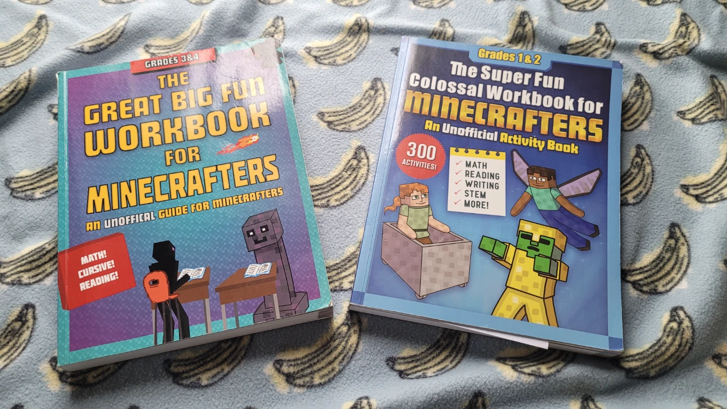 Fun Workbooks for Minecrafters