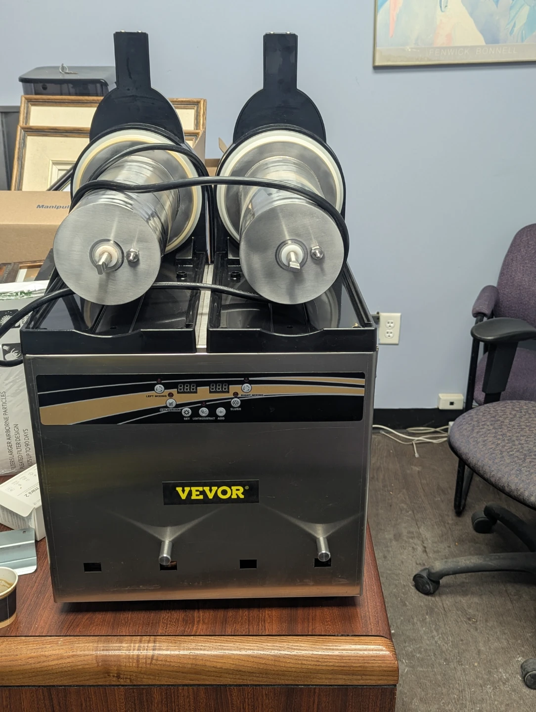 VEVOR Double Barrel Slush Machine