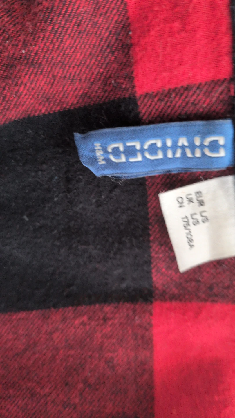 H&M Checkered Red & Black Shirt - photo 3