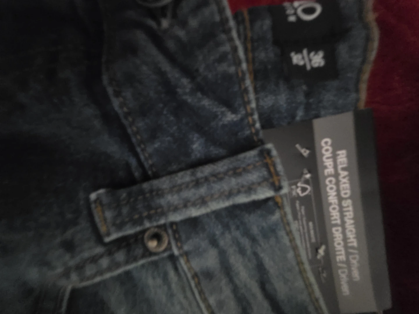 Buffalo David Bitton Relaxed Straight Jeans Size 36x32