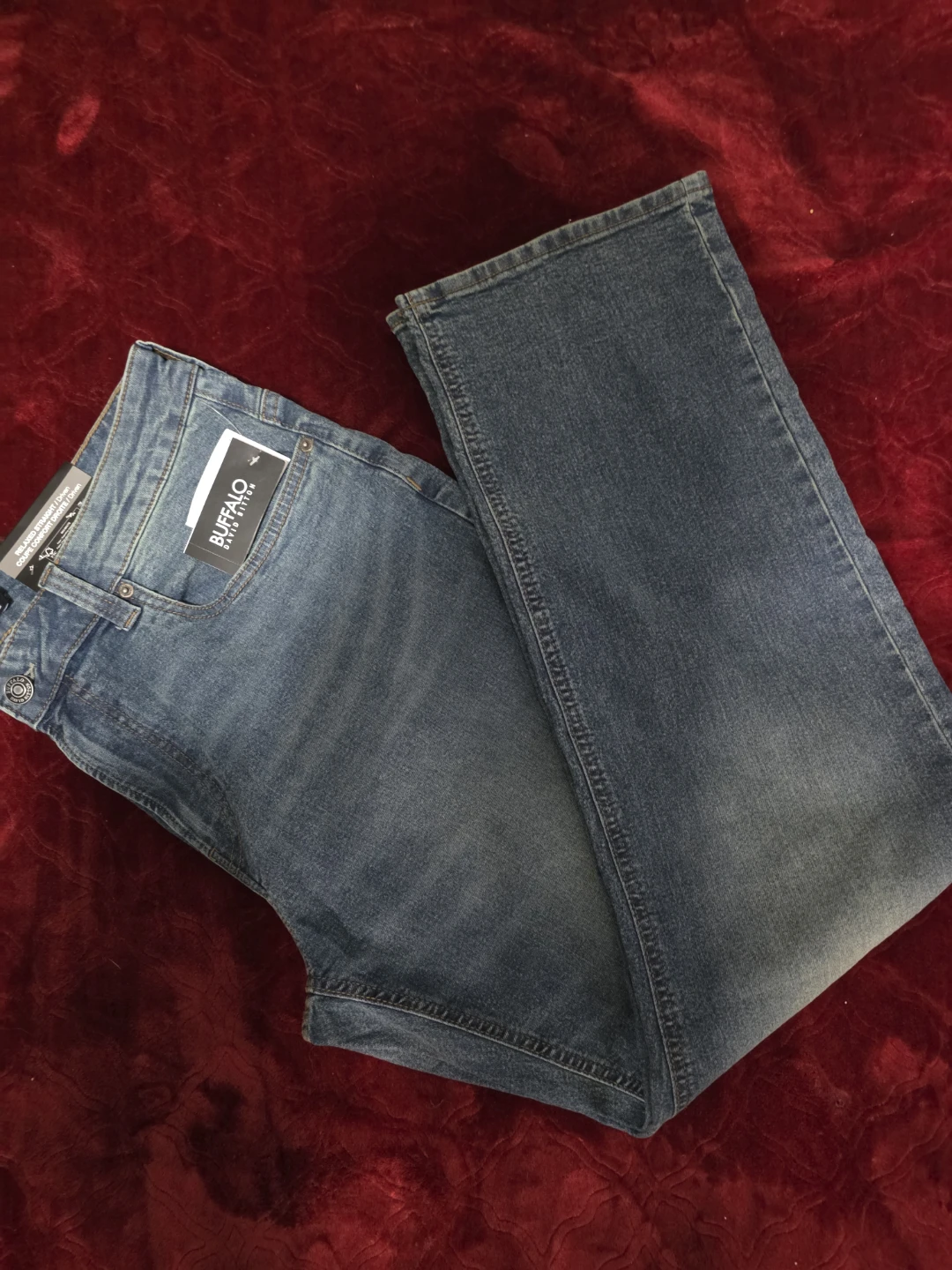 Buffalo David Bitton Relaxed Straight Jeans Size 36x32 - photo 2