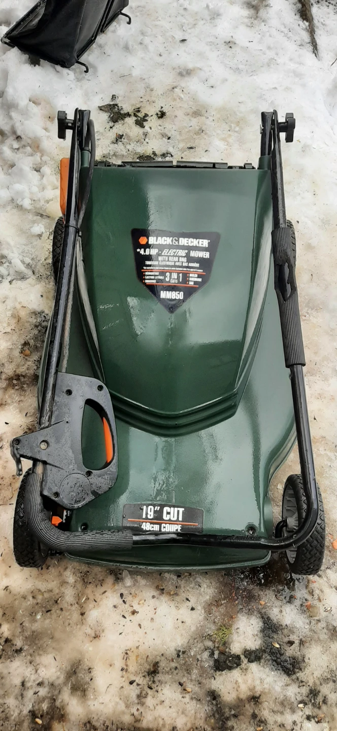 Black & Decker 4.0 HP 3-in-1 Electric Mower MM850 - photo 4