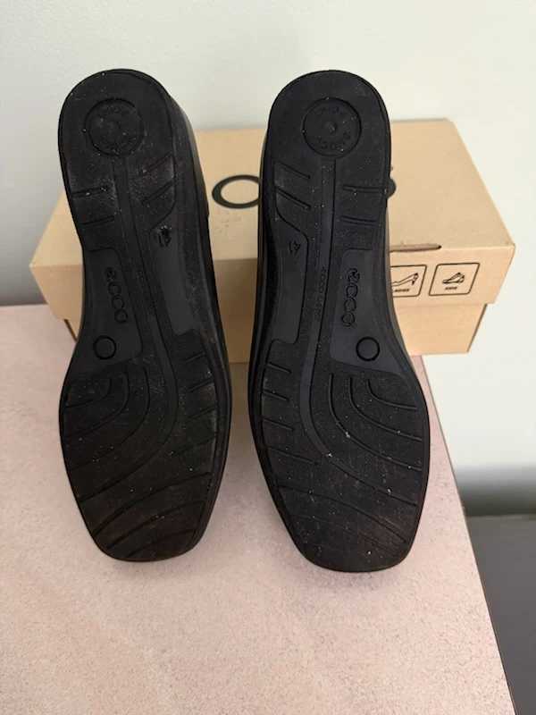 ECCO SHADE Slip On Shoes Black Leather Size 41 (US 10-10.5) - photo 5