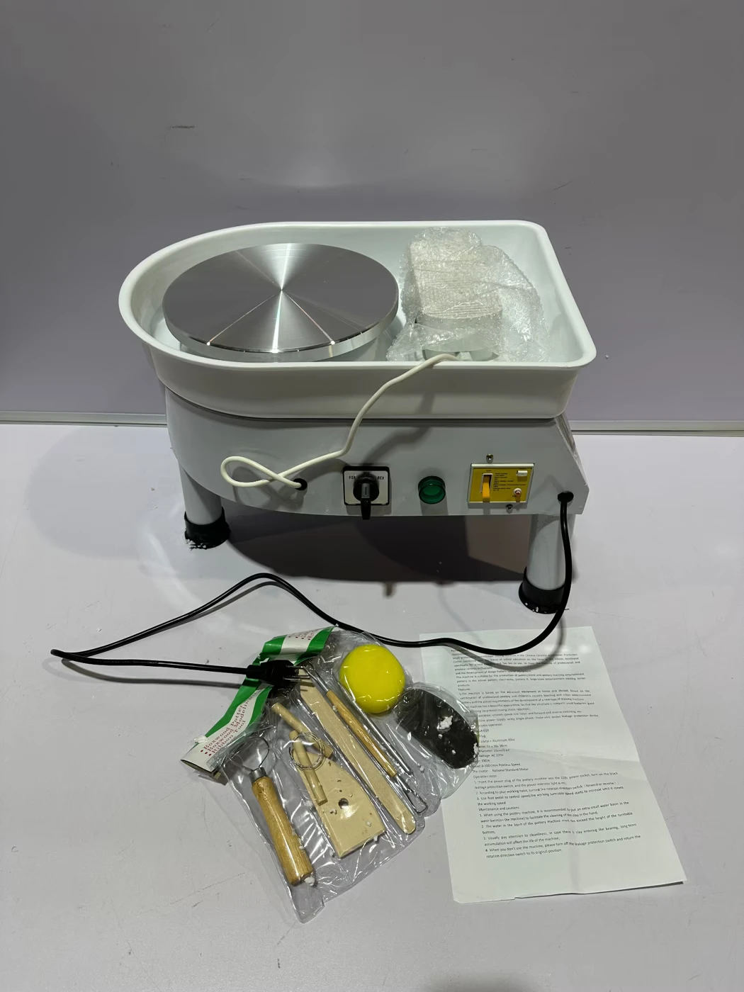 Pottery Wheel Machine with Tool Set - photo 2