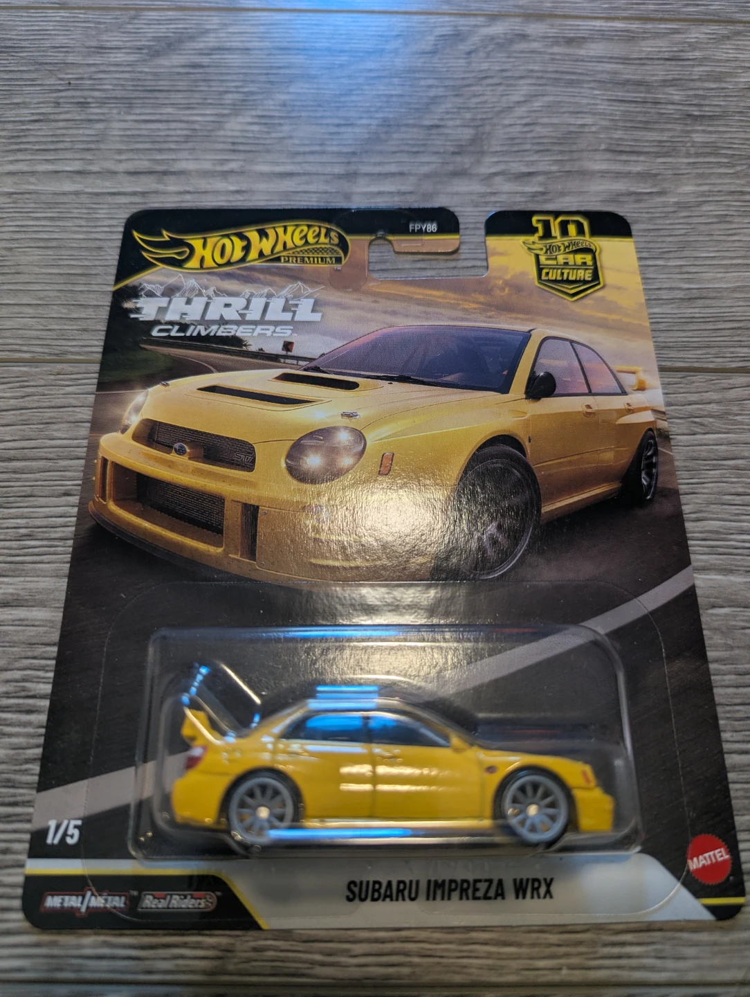 Hot Wheels Premium Thrill Climbers Subaru Impreza WRX