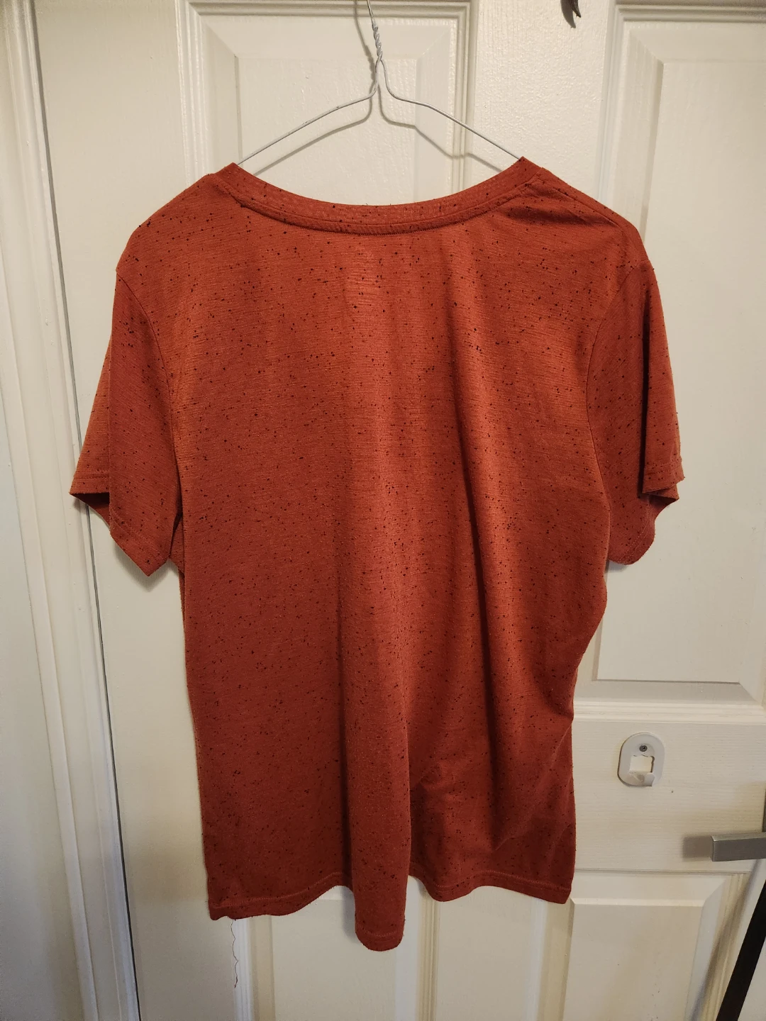 d;21 Orange Speckled V-Neck T-Shirt - XXL - photo 4