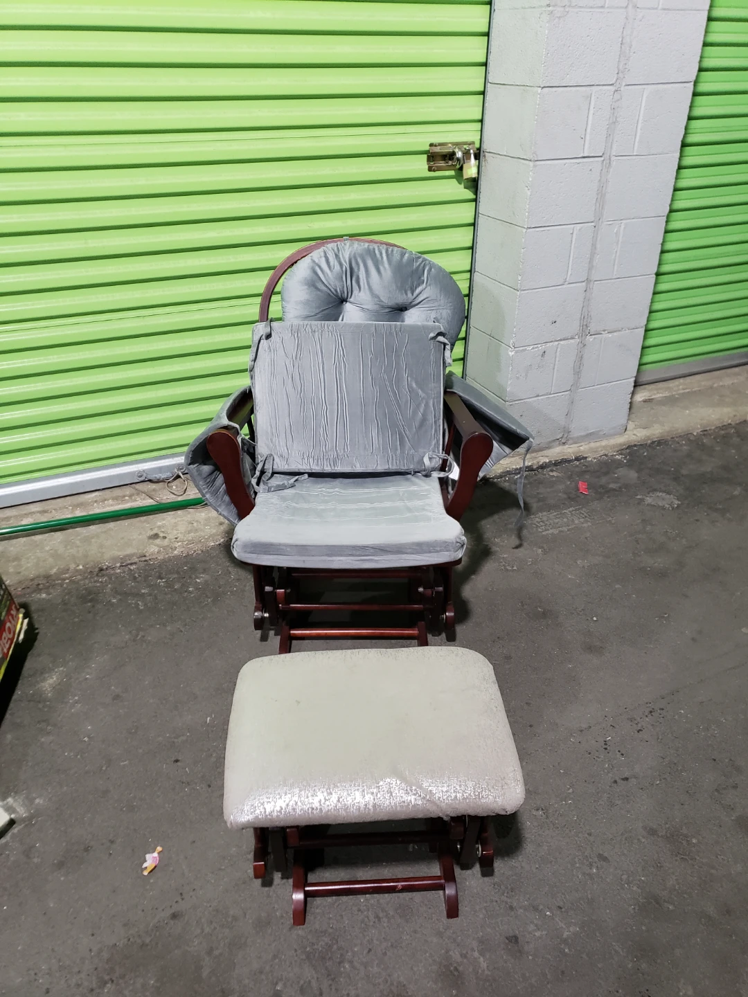 Glider Chair with Ottoman