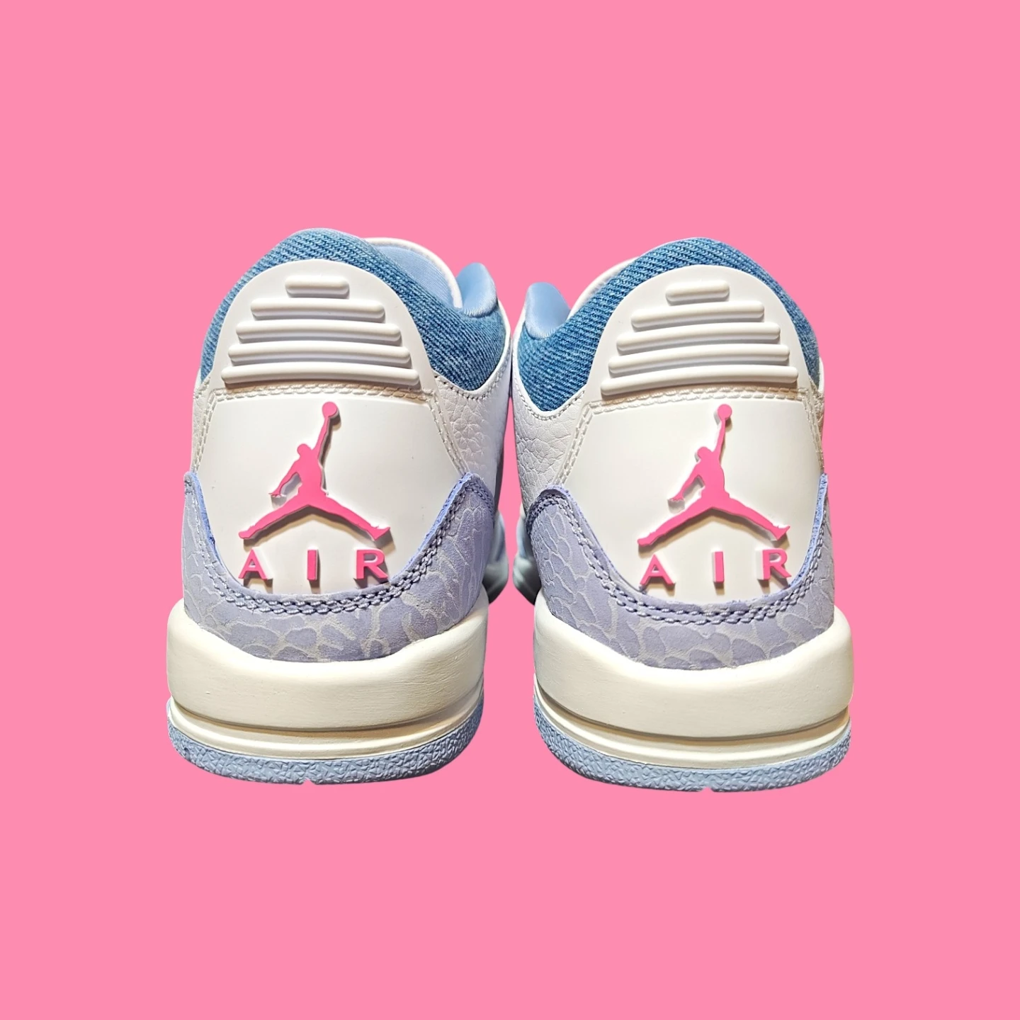 🚺3.5Y US—Air Jordan 3 Retro GS 2025 [PINK GLOW–COBALT BLISS] - photo 5