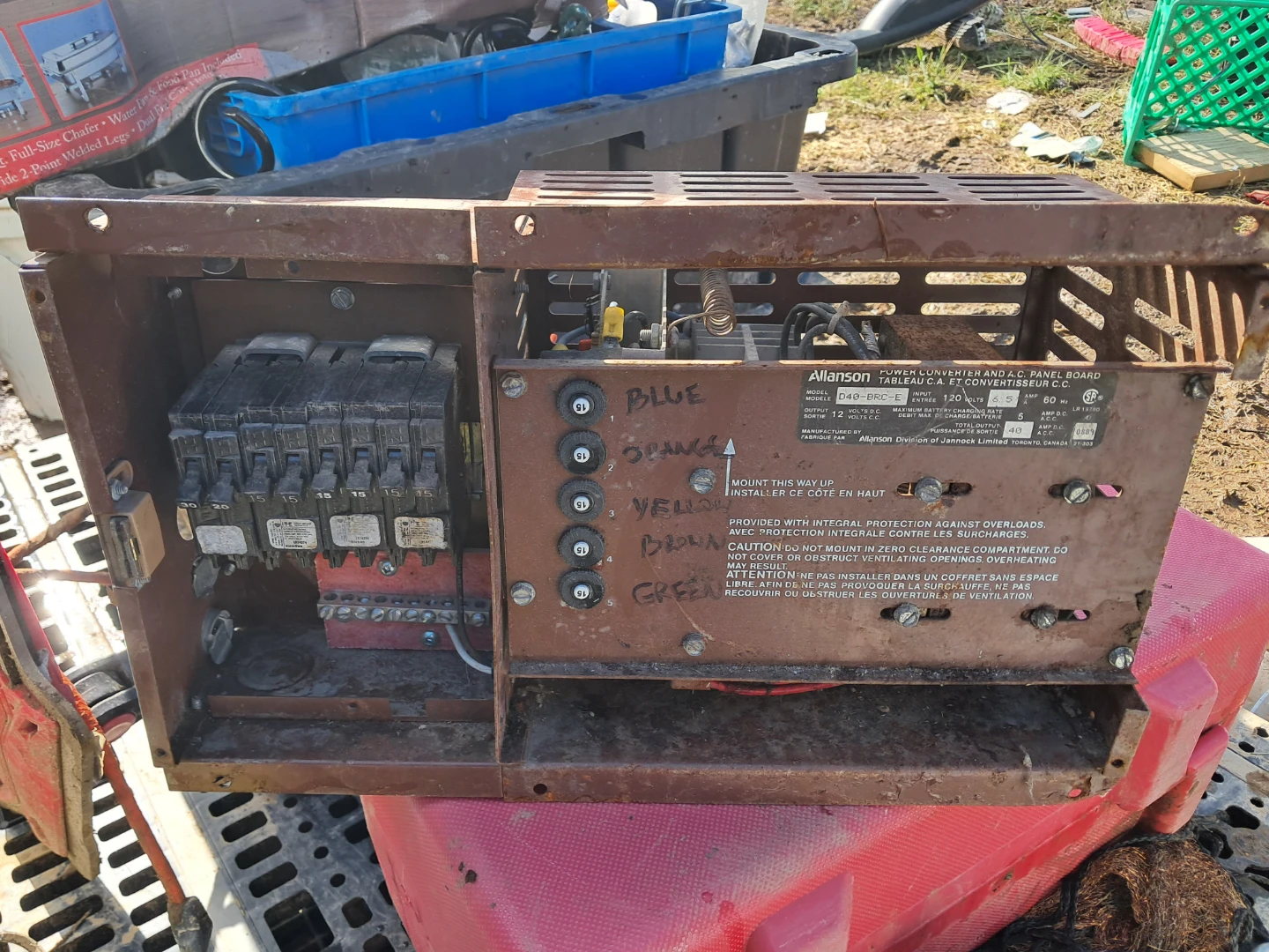 Allanson D40-BRC-E Power Converter and A.C. Panel Board - photo 2