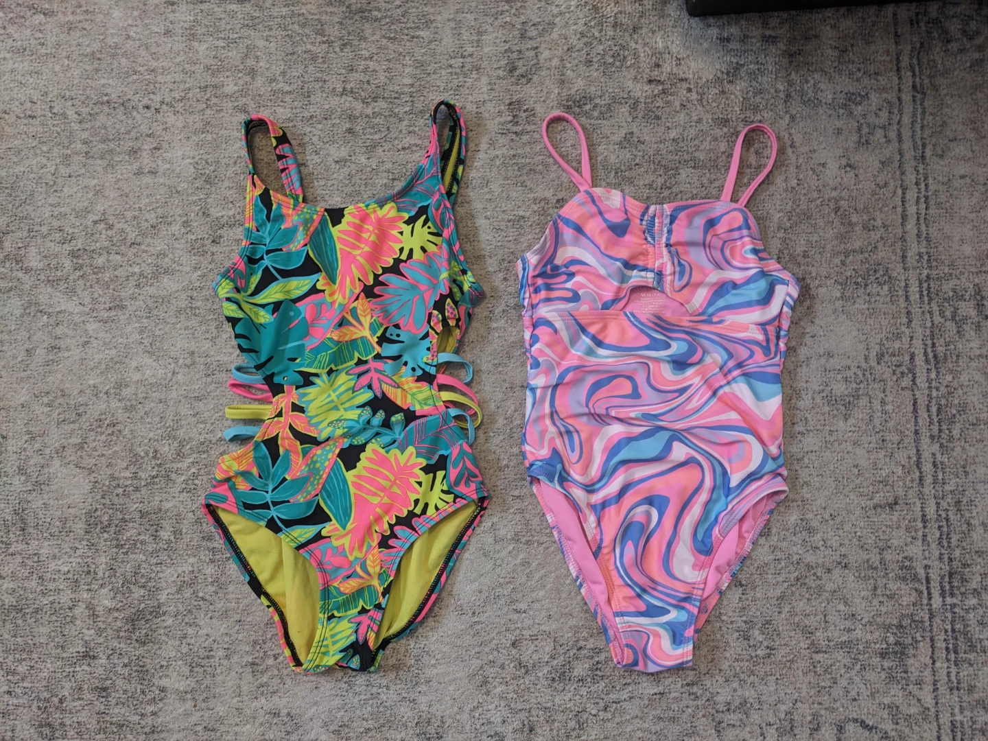 Two Girls' Swimsuits