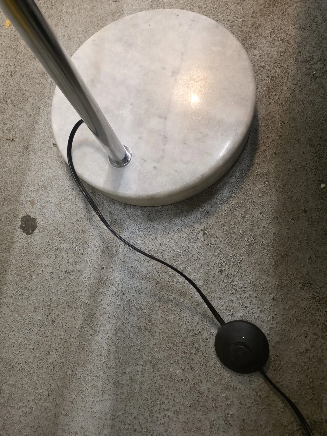 Arc Floor Lamp with Marble Base - photo 3
