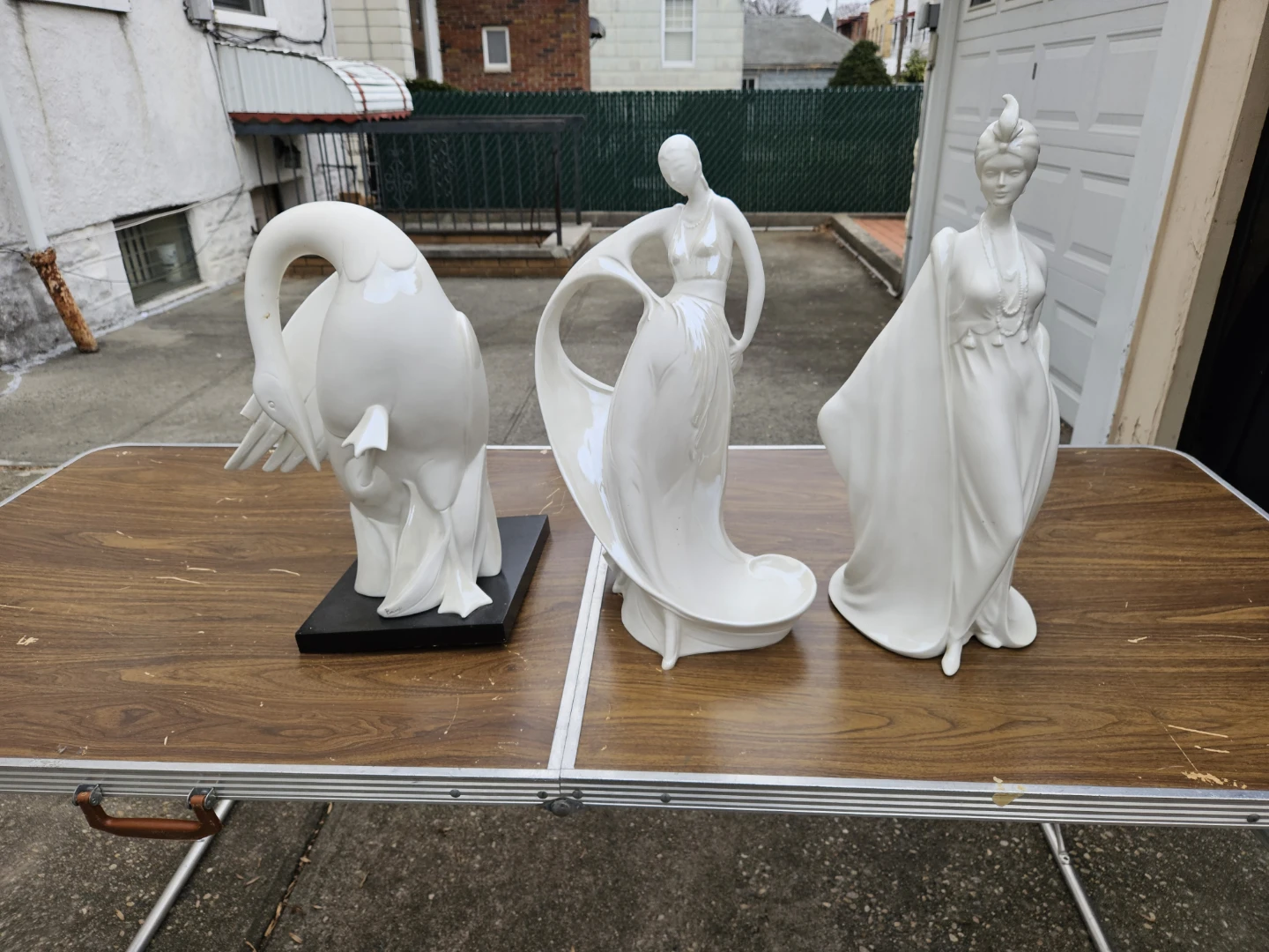 3 made in italy porcelain figurines