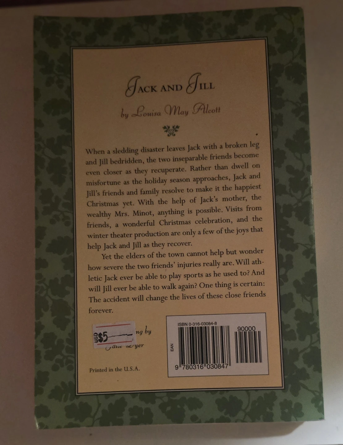 Jack and Jill by Louisa May Alcott Book - photo 2