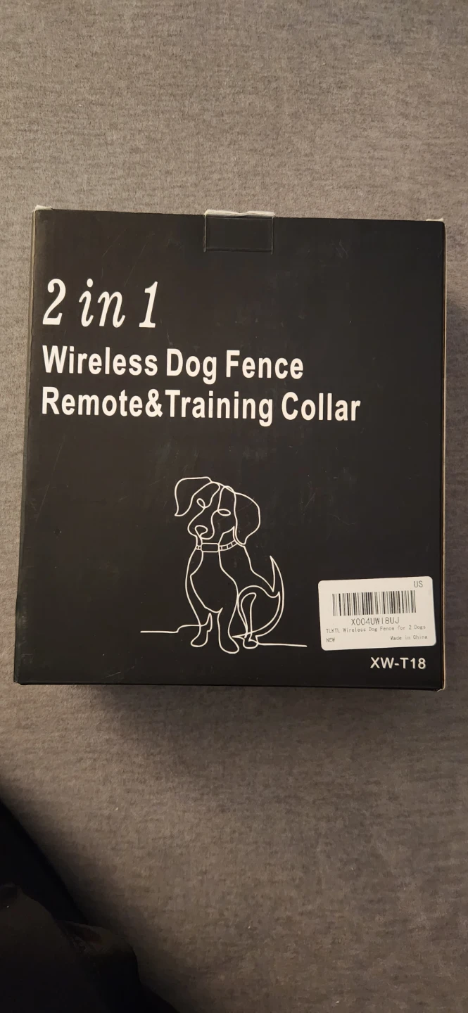2-in-1 Wireless Dog Fence Remote & Training Collar System XW-T18