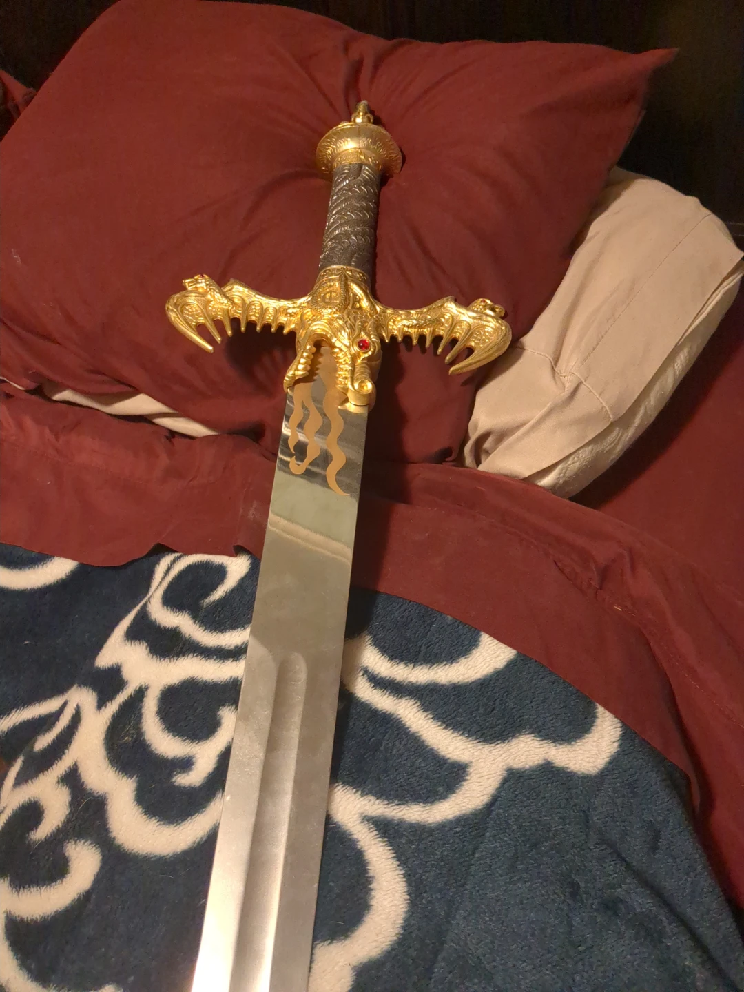 Decorative Fantasy Sword with Dagger - photo 2