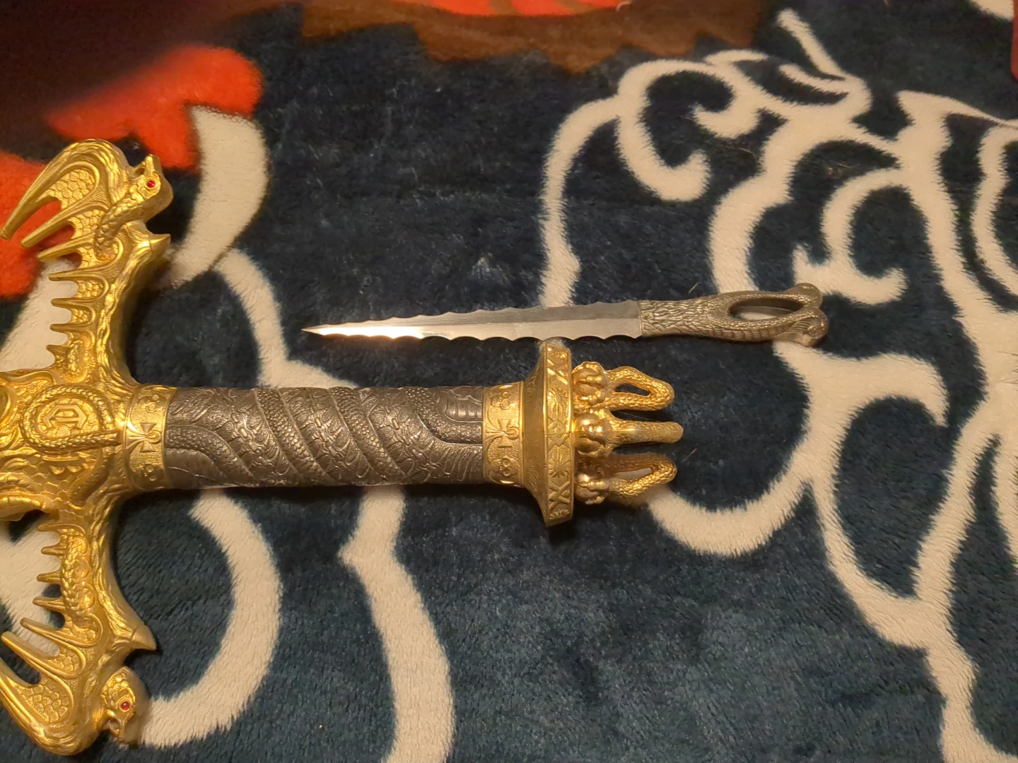 Decorative Fantasy Sword with Dagger - photo 3