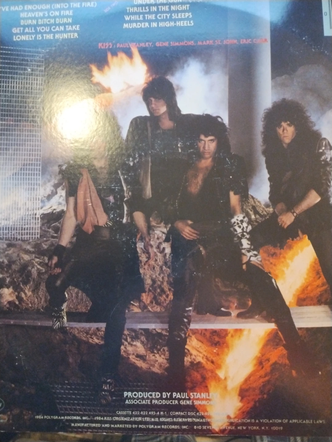 KISS "Animalize" Vinyl Record