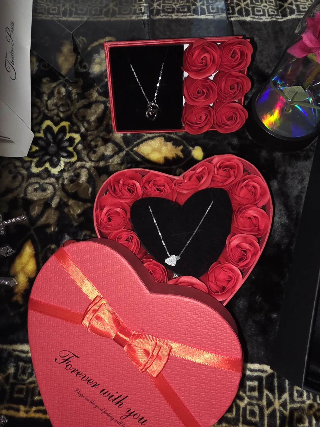 Heart & Cross Necklaces Set - photo 3