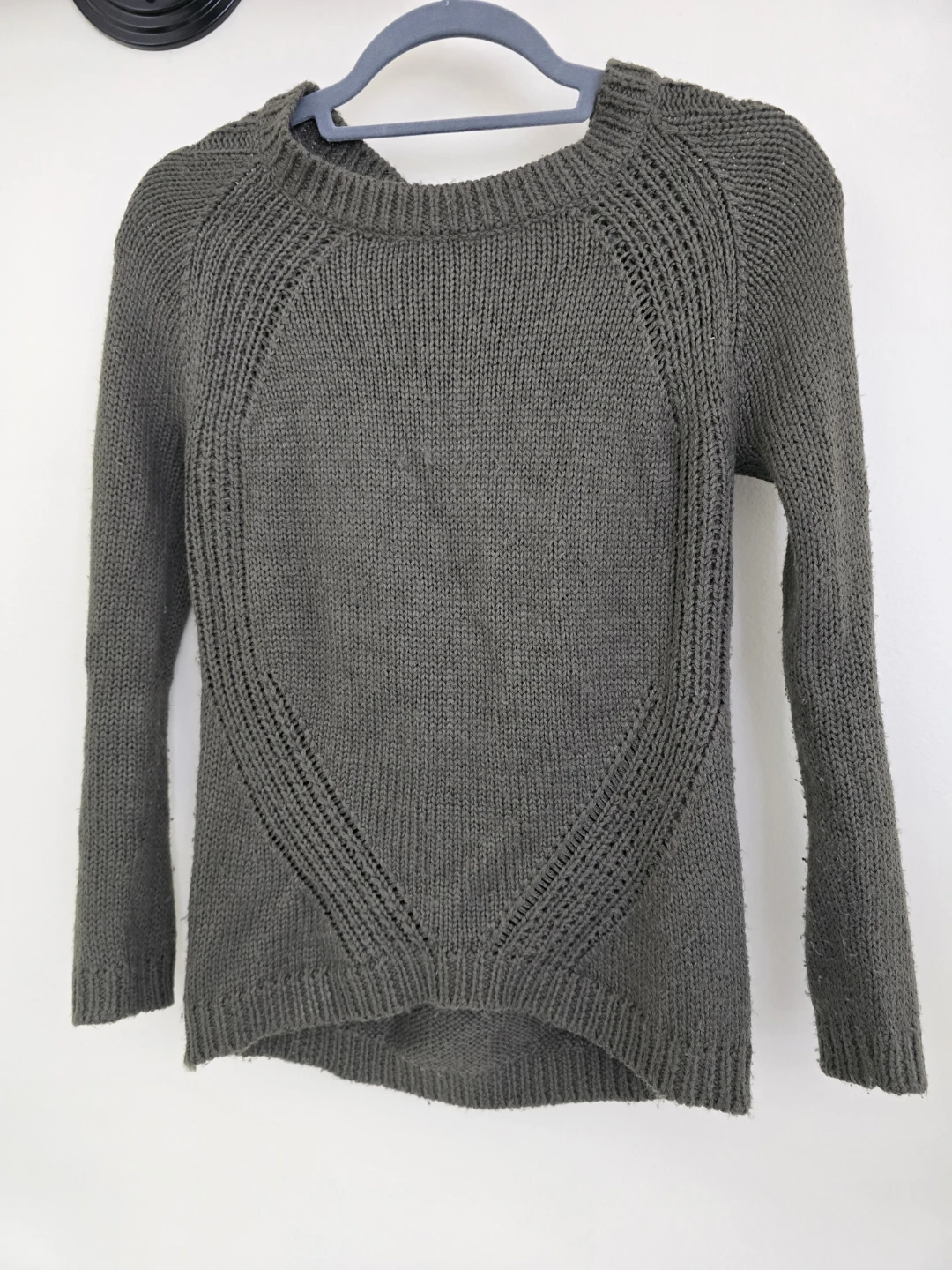 Suzy Shier Olive Green Knitted Sweater