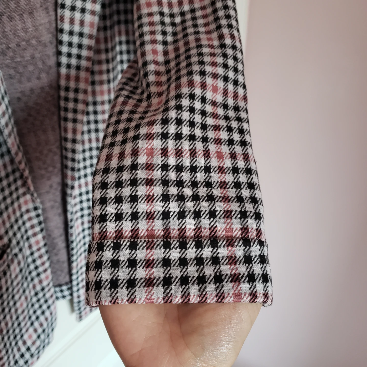 Pink and Black Checkered Blazer - photo 3