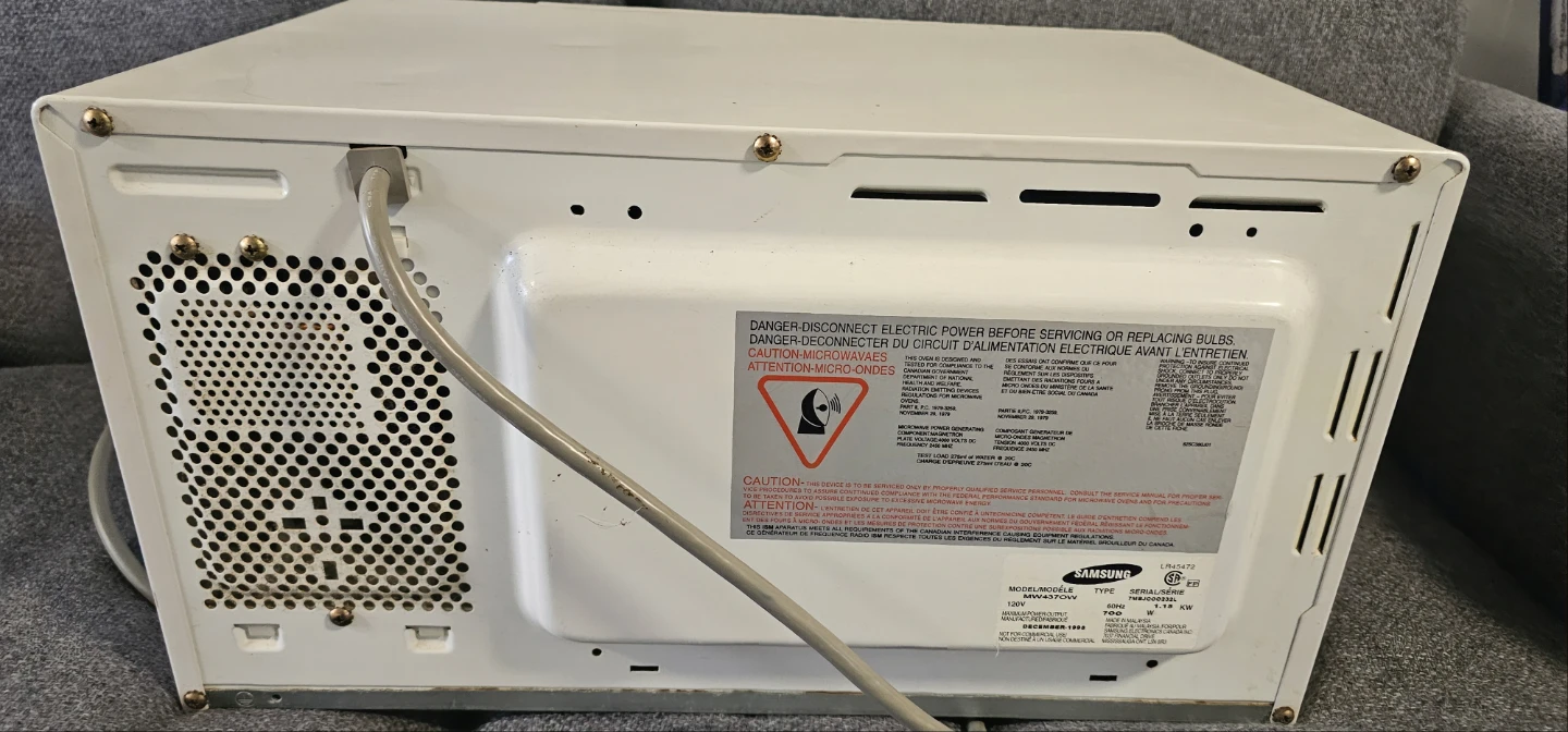 Samsung MW437OW Microwave Oven - photo 2