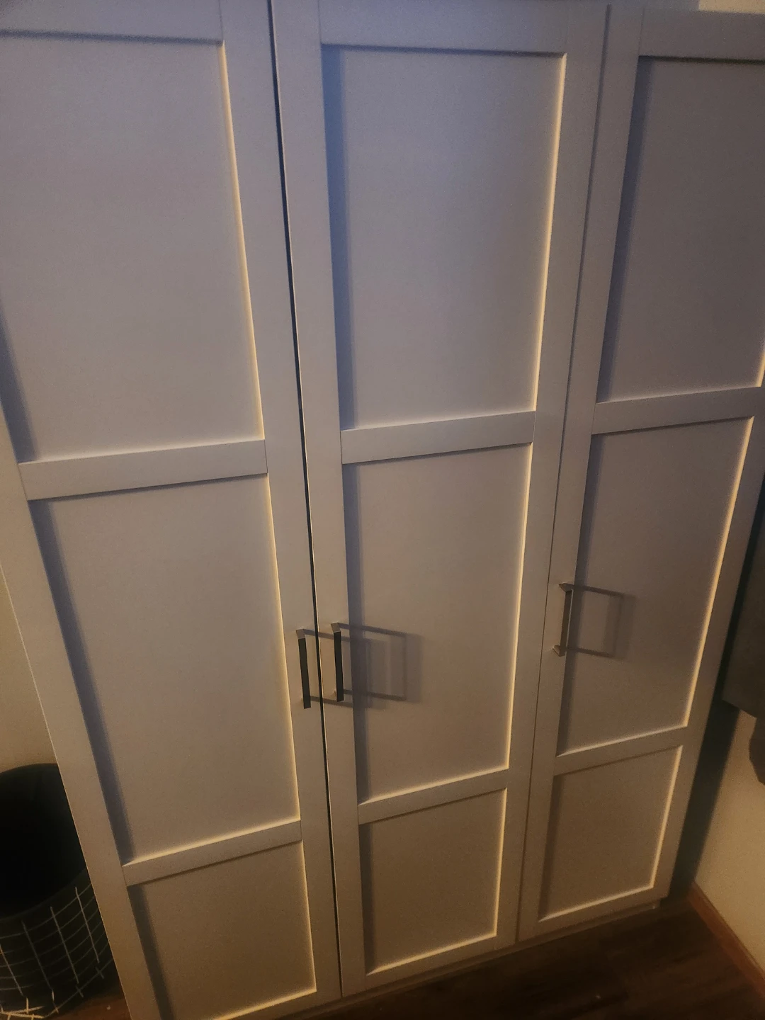 White Wardrobe with Shelving - photo 3
